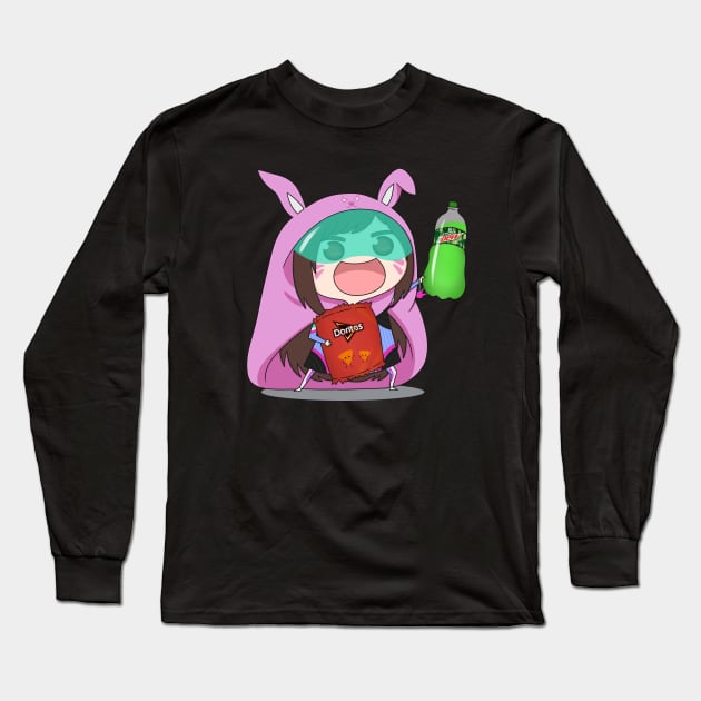 Umaru G.Va Mashup Long Sleeve T-Shirt by hiwattart